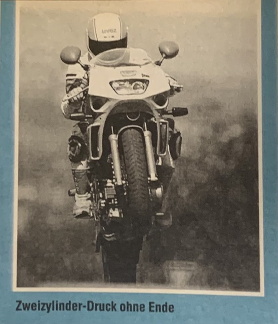 Auszug aus der Motorrad 21/1992
