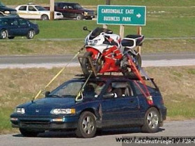 Motorradtransport