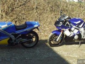 meine R6 und meine TZR 250