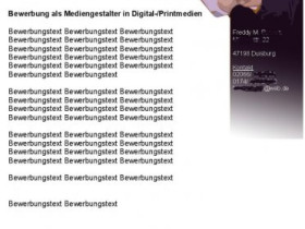Bewerbung
