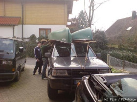 Kanadier fahren
