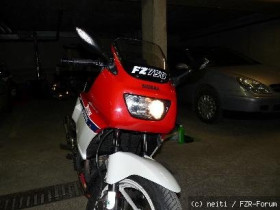 Yamaha Fz 750 mit fzr 1000 3LE Scheinwerfer