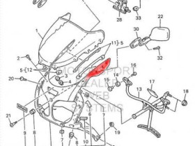 Microfiches der Front YZF 750